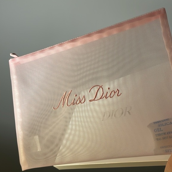 Dior pouch PINK mesh - Picture 3 of 7